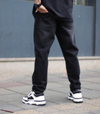 شلوار مام استایل مردانه رنگ زغالی جدید کد mom8667