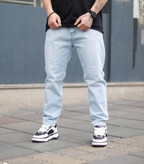 شلوار مام استایل مردانه رنگ برفی