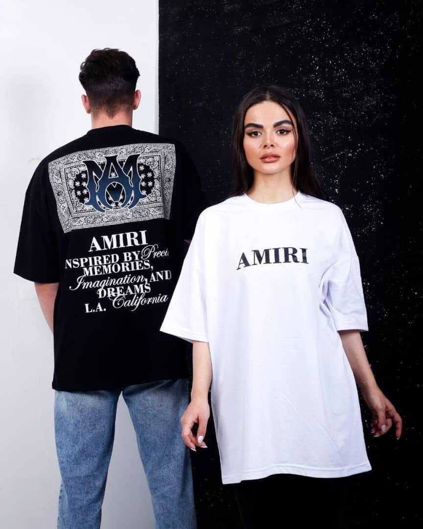 تیشرت لش AMIRI پشت چاپ با طرح بسیار خفن و جذاب