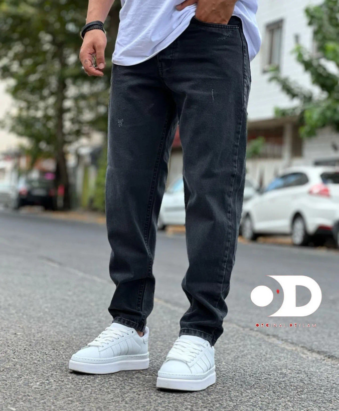 شلوار بوی فرند ذغالی تیره جدید مدل boyodz545