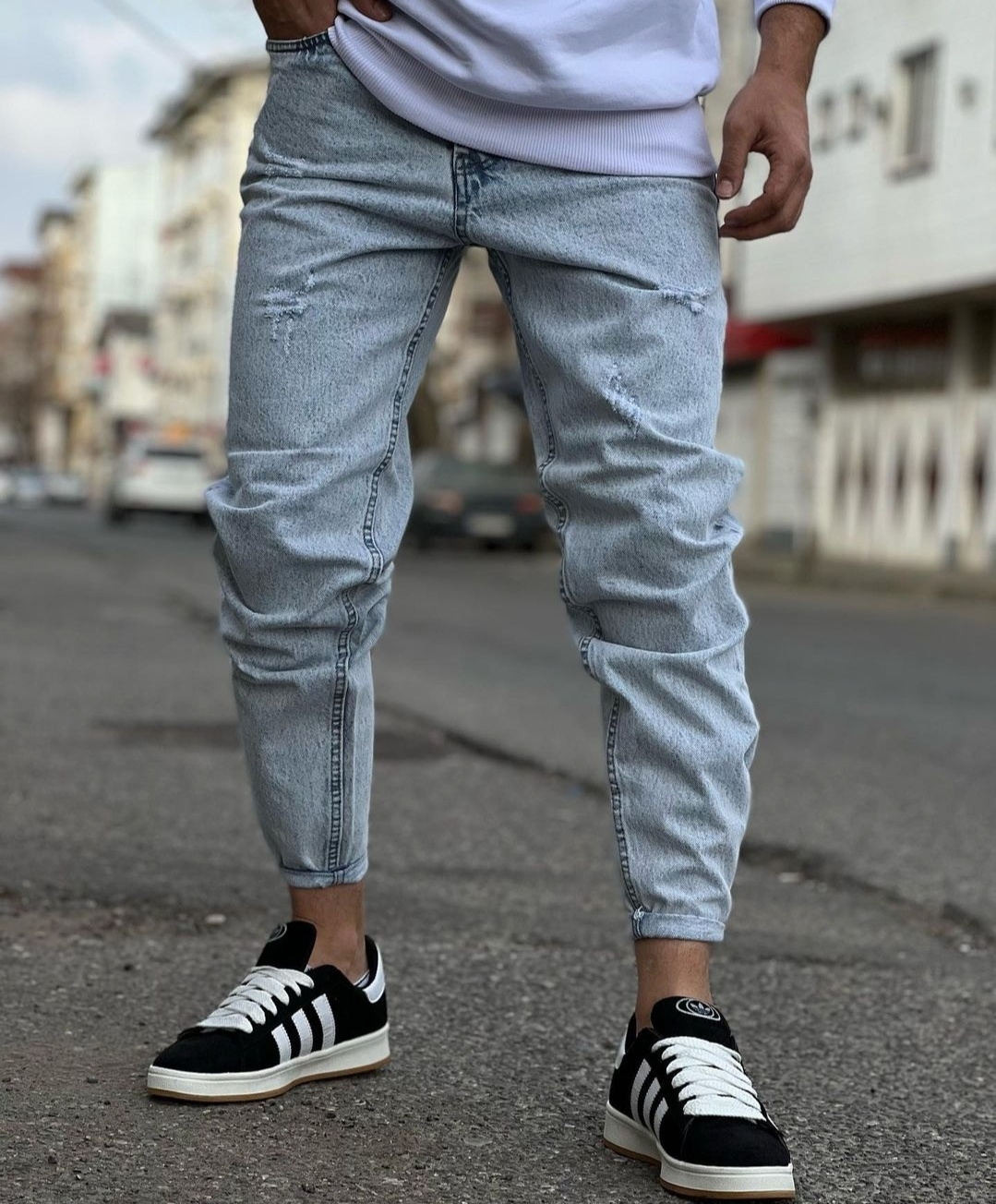 Friendly Smell Pants Ice Color Shell Denim Fabric Cotton Stone High 😍🤩 Quality