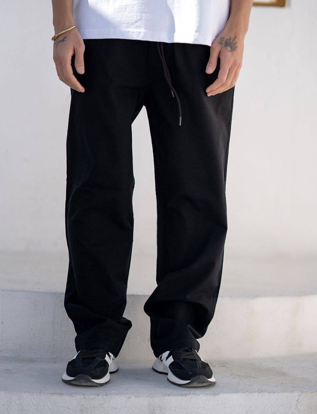 شلوار اسلش کنفی مشکی