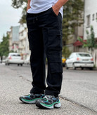 شلوار کارگو مردانه پارچه جین -فول کیفیت