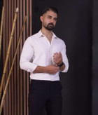 پیراهن دوشین مردانه رنگ کرم