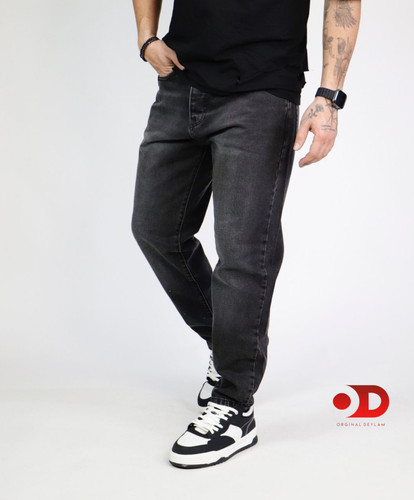 شلوار مام فیت بدون زاپ-دوخت تمام صنعتی