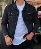 کاپشن لی مشکی مات بدون خز-قواره آزاد