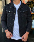 کاپشن لی مشکی مات بدون خز-قواره آزاد باکسی