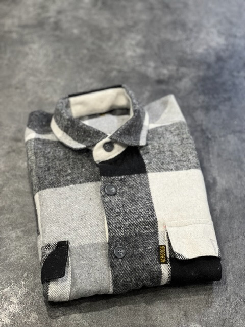 پیراهن پشمی کتی ترک - مدل چهارخونه