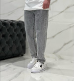 شلوار مام فیت طوسی صخره ای مردانه کد MT3638