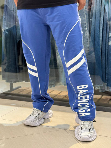 شلوار جاگر مغزی خور جنس پنبه گلکسی رنگ آبی