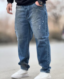 شلوار مام فیت یخی رنگ خاص بلوبلک مردانه با بهترین کیفیت دوخت و پارچه 🫰♥️