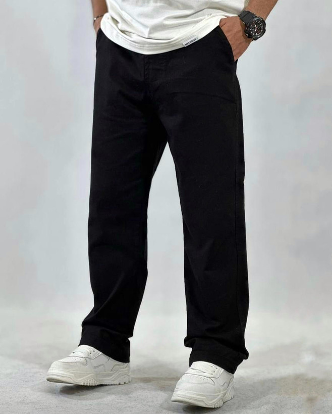 اسلش بگ مردانه پارچه کتان لینن سنگشور اعلا مشکی