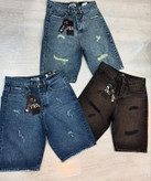 شلوارک لی مردانه سرمه ای فوق العاده خاص - پارچه جین کجراه