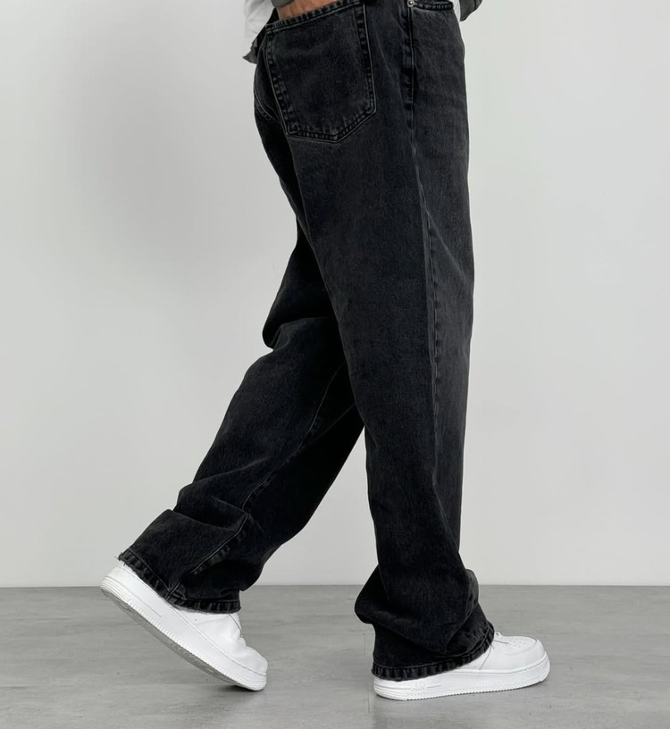 شلوار بگ استریت مردانه پارچه جین کجراه کیفیت مستر | تضمین کیفیت