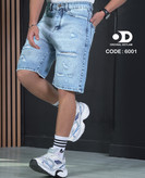 شلوارک لی یخی زاپ زخمی خفن پارچه جین کجراه - استایل اسپرت و مدرن ۲۰۲۵