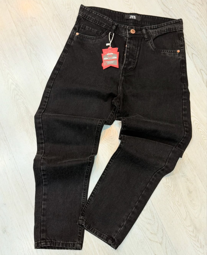 مام فیت بدون زاپ ذغالی مردونه | پارچه کجراه پنبه