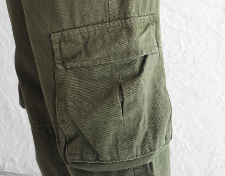 شلوار کارگو بگ ۷ جیب مردانه رنگ سبز سدری