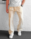 شلوار اسلش نیم بگ مردانه پارچه لینن مراکشی فوقالعاده سبک و خنک