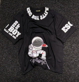 تیشرت پشت چاپ طرح فضانورد و ماه | سایزبندی کامل تا ۴ ایکس لارج استاندارد