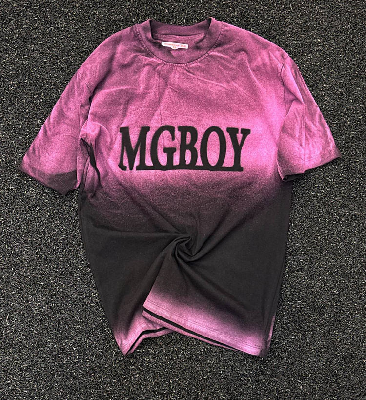 تیشرت MGBOY گرادینت صورتی-مشکی