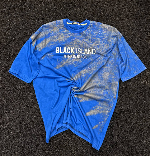 تیشرت Black Island آبی | نسخه محدود Think in Black