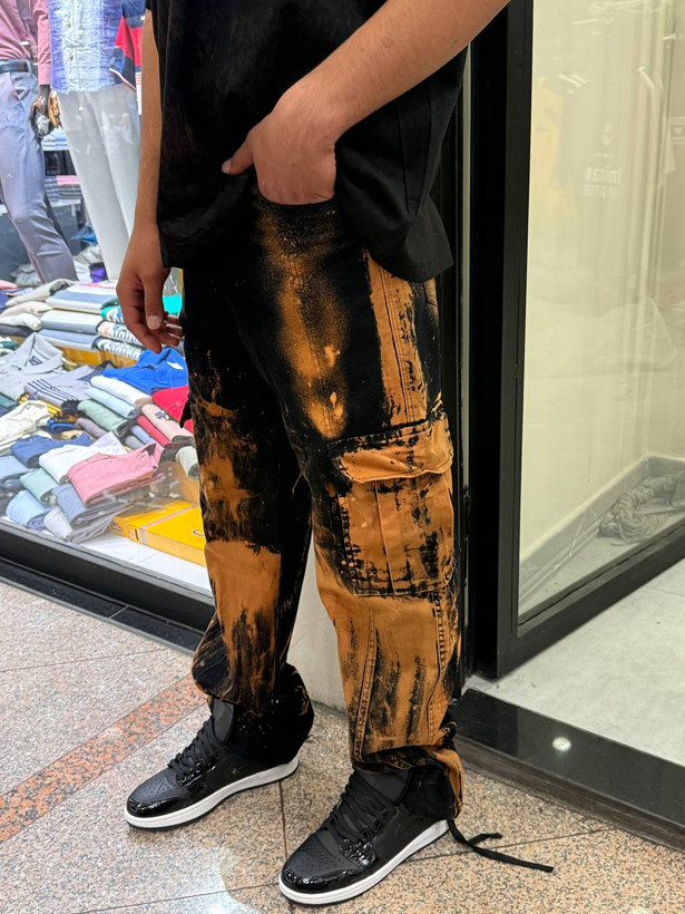 شلوار کارگو جاگر کاستوم شده مردانه | استایل بگی فوقالعاده شیک و کمیاب