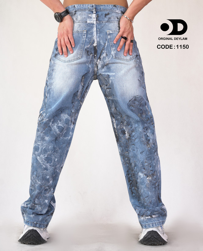 شلوار جین بگ مستر کاستوم فوقالعاده خفن مردانه کد 1150