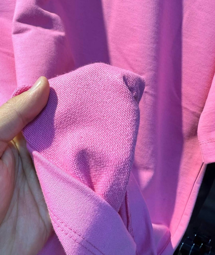 تیشرت صورتی مردانه مدل بیسیک ساده لش قواره باکسی | پارچه ماکان گرم بالا