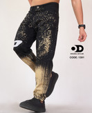 🌟 شلوار مام کاستوم Galaxy Paint - واش اسید طلایی 🌟