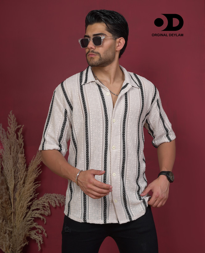 پیراهن لش یقه انگلیسی پارچه مراکشی فوق العاده خنک وارداتی کد eng2318