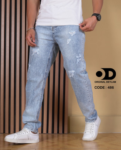 شلوار بوی فرند یخی مردانه کد 486