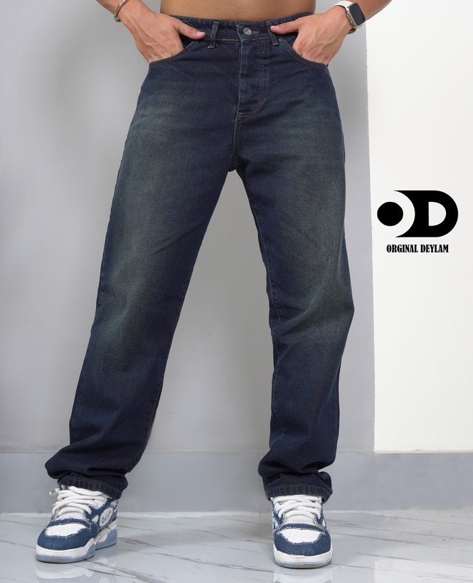 شلوار فول بگ سرمهای سبز مردانه 🌊 رنگ نادر دریایی 💎 شست لوکس ✨ ترکیب منحصربفرد