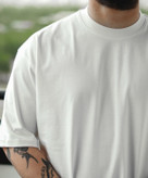 تیشرت سفید مردانه استایل لش باکسی | پارچه ماکان گرم بالا بسیار جذاب