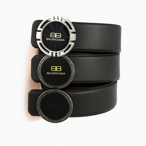 کمربند پلاکی سگک فلزی بلنسیاگا