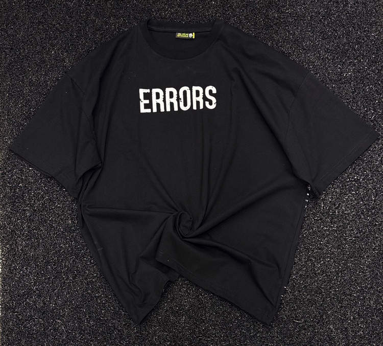 ERROR SYSTEM تیشرت هکری جذاب مردانه - قواره باکسی لش