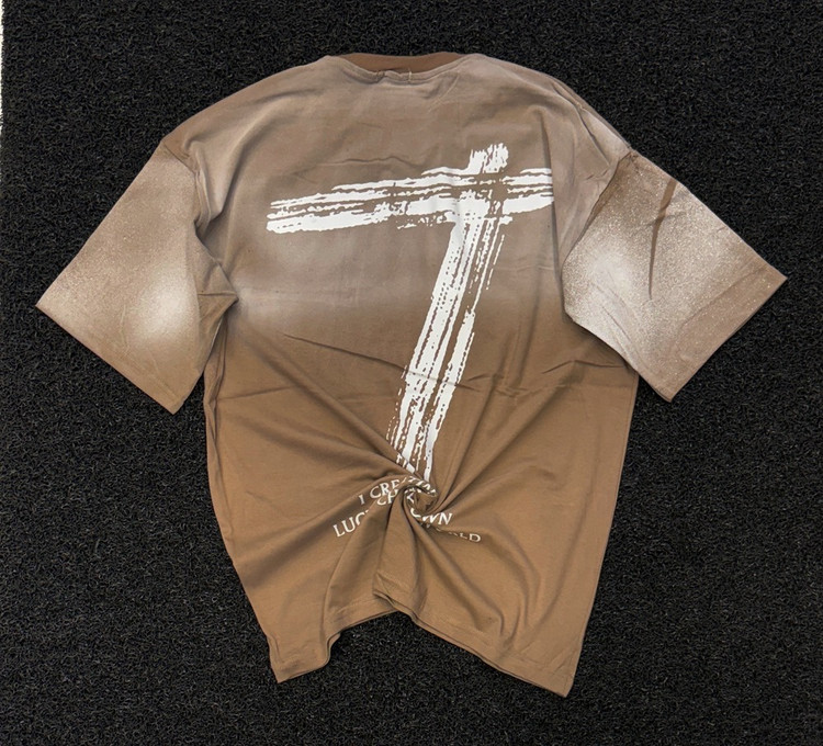 تیشرت مردانه لش ماکان I CREATING MY OWN LUCK