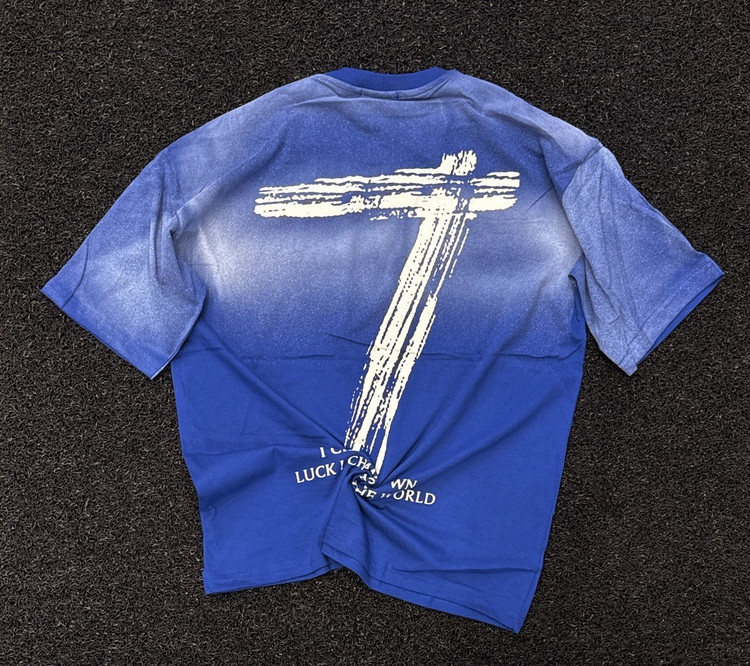 تیشرت پشت چاپ 7 مردانه لش ماکان I CREATING MY OWN LUCK کپی