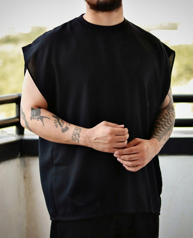 وست مشکی مردانه | پارچه ماکان پرمیوم با تضمین کیفیت