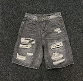 شلوارک لی ذغالی مردانه مدل برمودا پرمیوم کاستوم شده اعلا