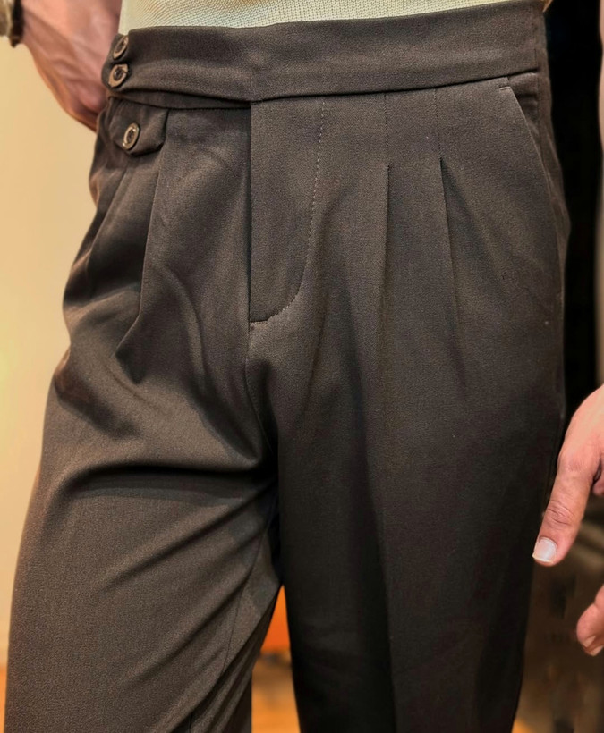 شلوار کمر ایتالیایی پارچه بزیاق درجه یک پرمیوم | تضمین بهترین کیفیت