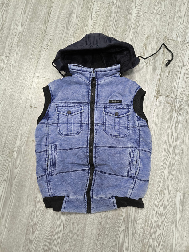 ژیله جین آبی سنگشور کلاهدار مردانه اسپرت و فوقالعاده جذاب 🤍🤍