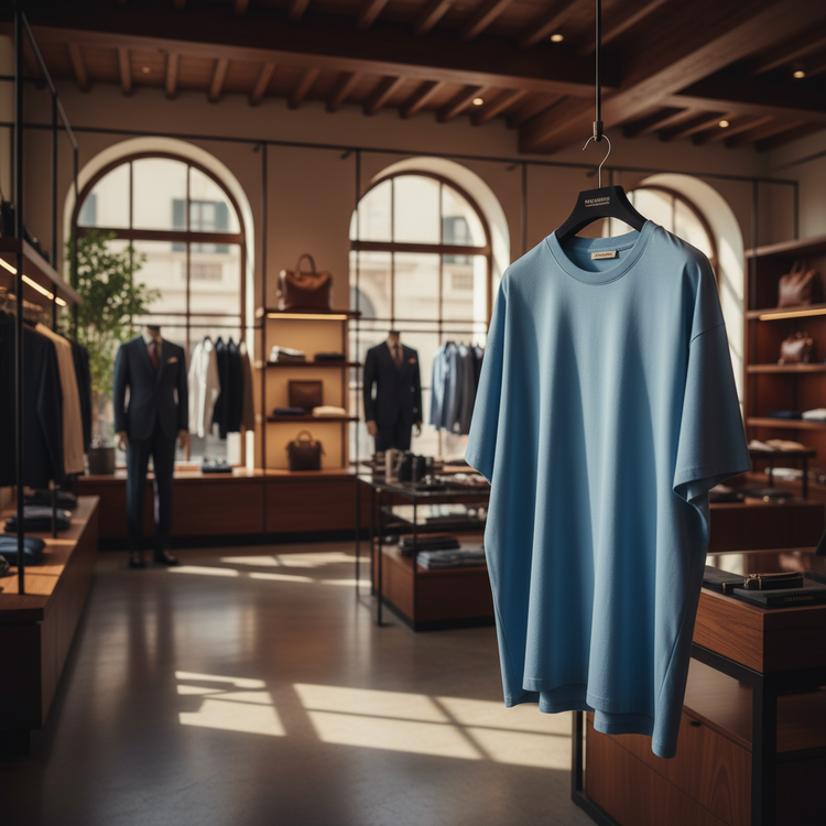 تیشرت بیسیک لش رنگ خاص آبی آسمانی 😍 پارچه ماکان | کیفیت استثنایی