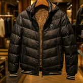 محصول لوکس*کاپشن چرم پوست ماری مشکی - فوقالعاده با کیفیت و شیک | کیفیت استثنایی