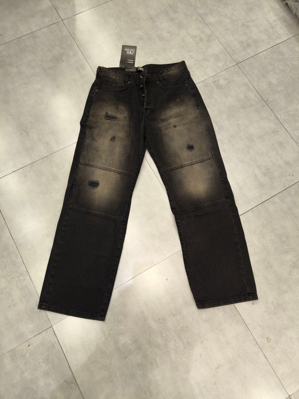 شلوار جین فول بگ تینک گازوییلی با طرح و برش های مینیمال خفن و ترند ۲۰۲۵