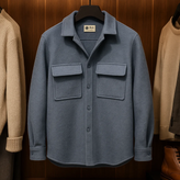 کت فوتر مردانه گرماژ بالا پرمیوم آبی کلاسیک شیک – کالکشن پاییز/زمستان اورجینال دیلم