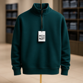 دورس نیم زیپ لش سبز کله غازی پارچه سه نخ پنبه کیفیت پرمیوم پلاس | اورجینال دیلم