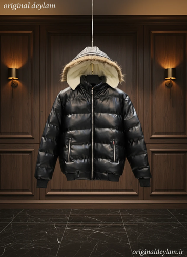 کاپشن فوق زیبای چرم پفکی ضخیم- گرماژ بالا با تضمین کیفیت استثنایی!