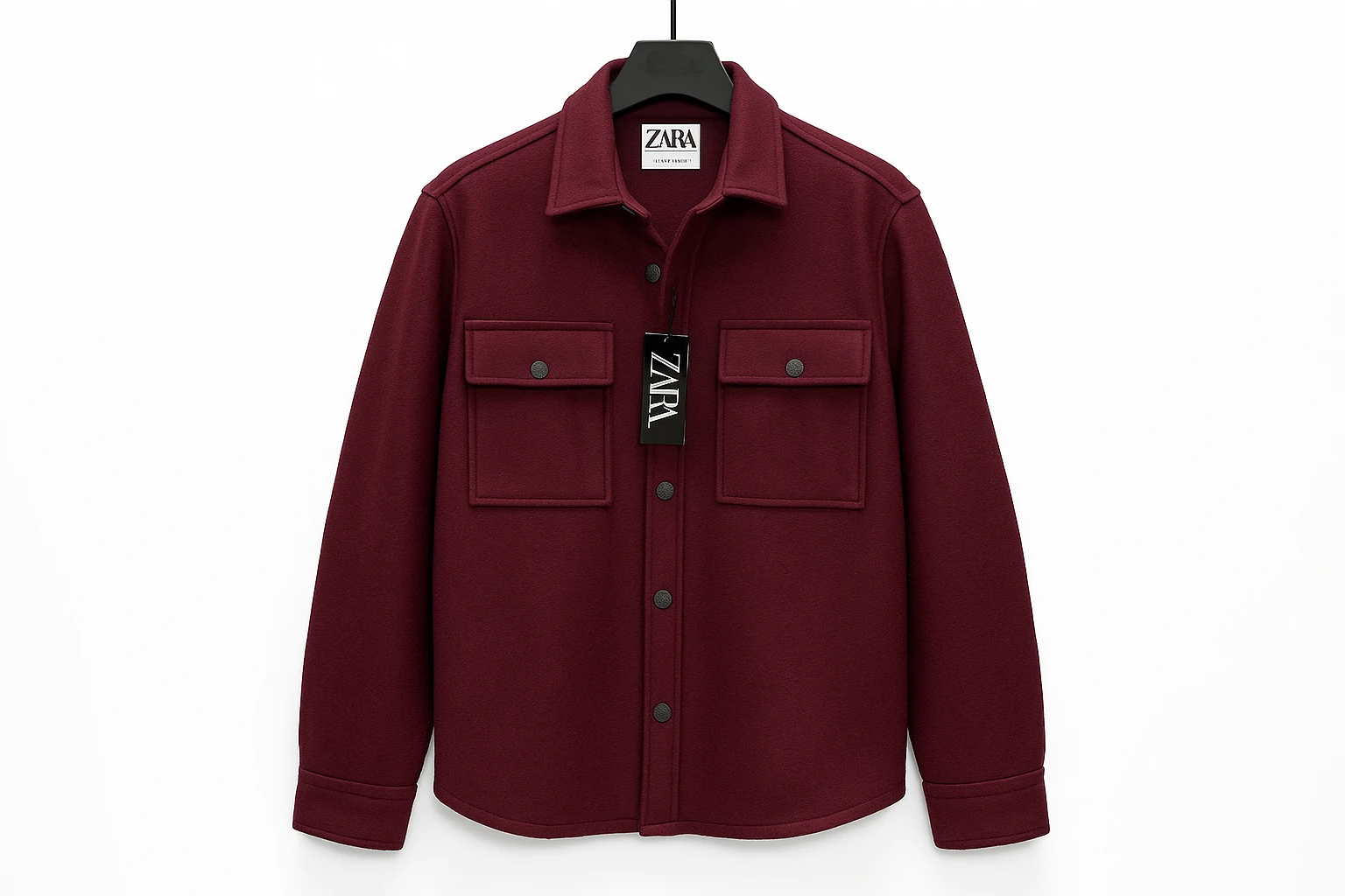 جکت فوتر زرشکی اناری گرماژ بالا سنگین وزن | اولد مانی باکسی