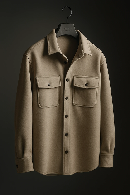 جکت فوتر موکا نسکافه ای گرماژ بالا | اولد مانی باکسی کد ۶۵ اورجینال دیلم