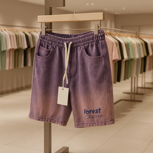 شلوارک لی سنگشور بنفش یاسی | فوقالعاده شیک و با کیفیت